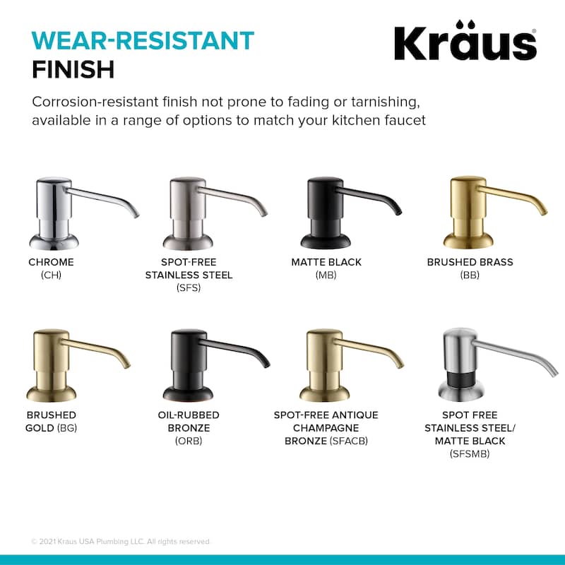 Kraus Kitchen Soap Dispenser