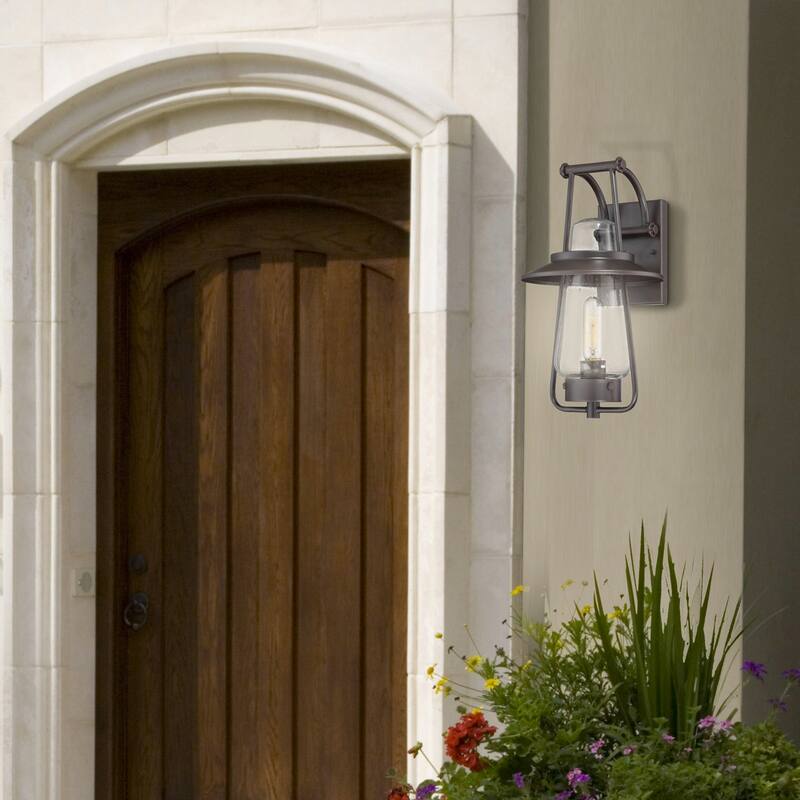 Stonyridge 1 Light Outdoor Wall Lantern - Brown