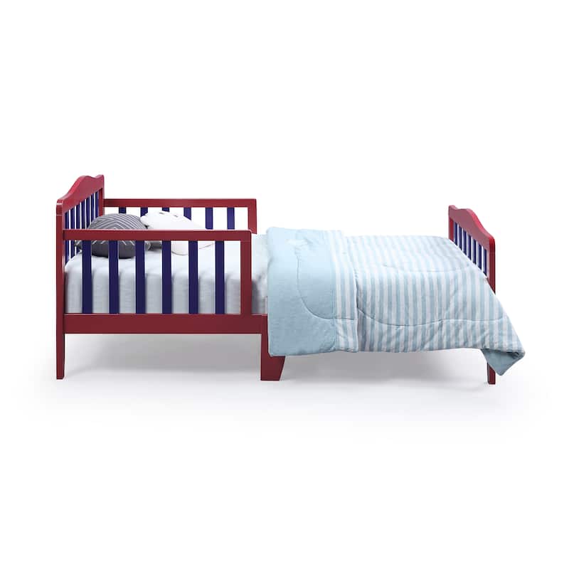 Twain Toddler Bed Red/Blue suitable for kids'bedroom