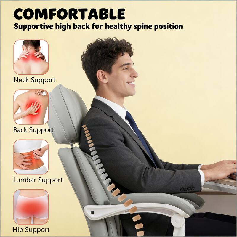 Soft Computer Chair, Massage Chair, High Back Chair, Office Chair