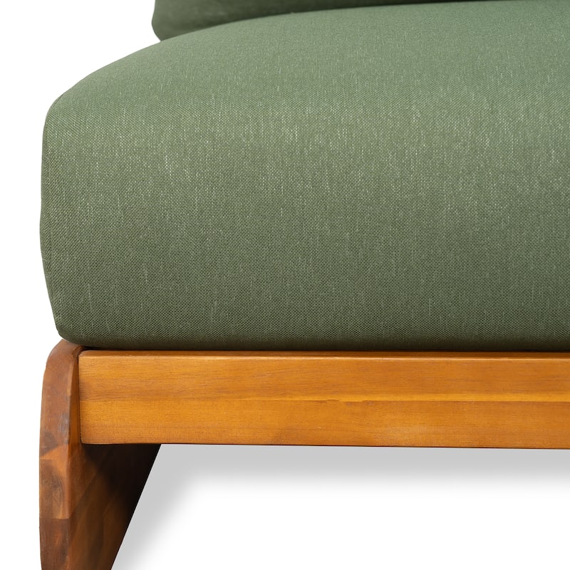 Christopher Knight Home - Solstice 3-Piece Acacia Wood Outdoor Sofa Chat Set