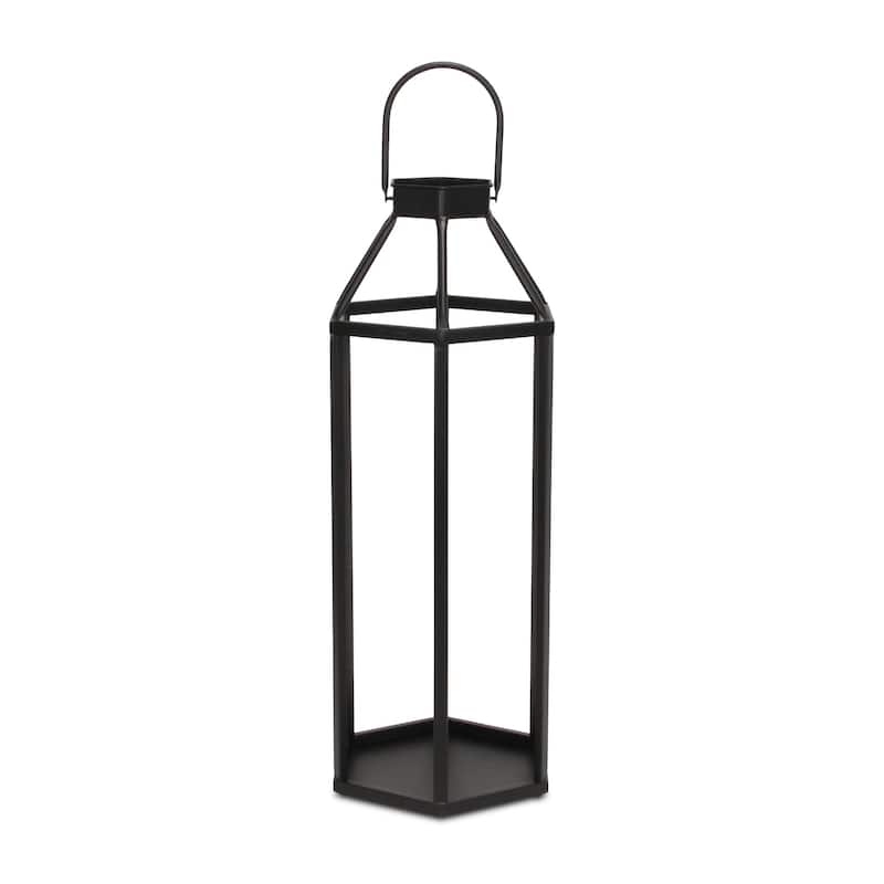 Hexagon Framed Tabletop Lantern - 31.5"
