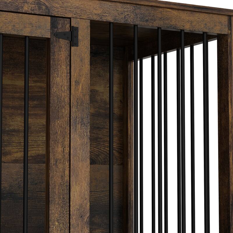 Multi-functional Pet Crate with Secure Locks - Versatile Color Console