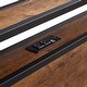 preview thumbnail 6 of 6, Twin Size Metal Platform Bed Frame with Wooden Headboard and Footboard , Includes USB Charging Ports