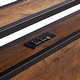 preview thumbnail 8 of 8, Twin Size Metal Platform Bed Frame with Wooden Headboard and Footboard ,Includes USB Charger