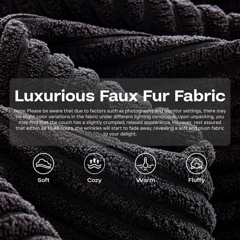 ​​OVIOS Modern Minimalist No-Assembly Living Room Set​