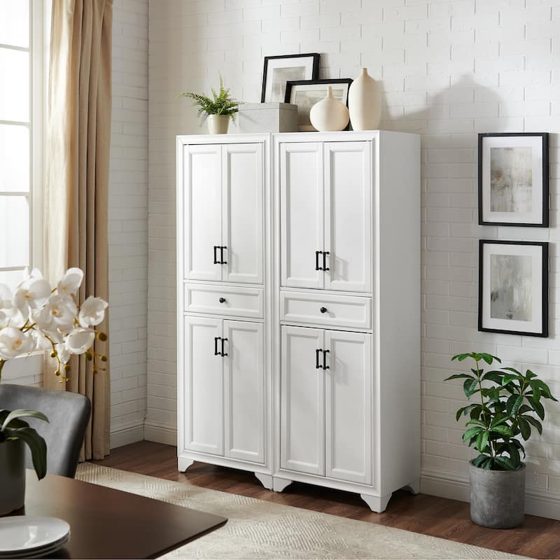 Crosley Tara 2-piece Pantry Set - 47.5"W x 15"D x 67.75"H