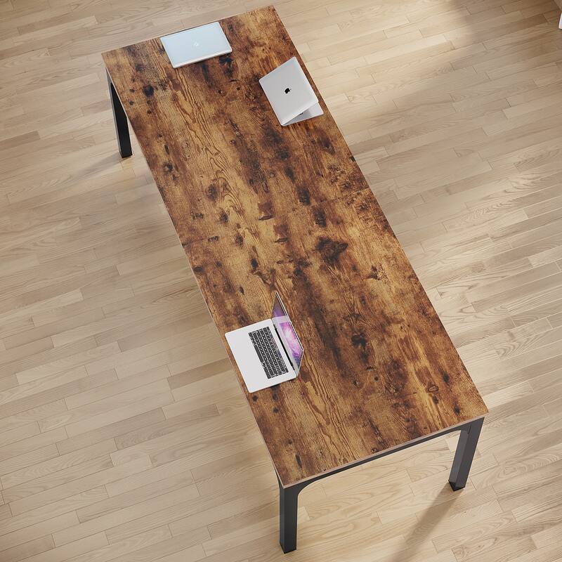19FT Conference Table,Large Rectangle Meeting Seminar Table for 16-22 Person