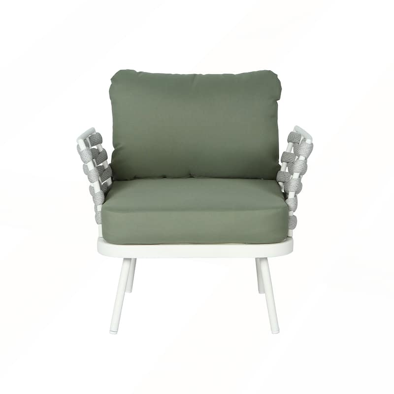 Steel Club Chair Set of 2