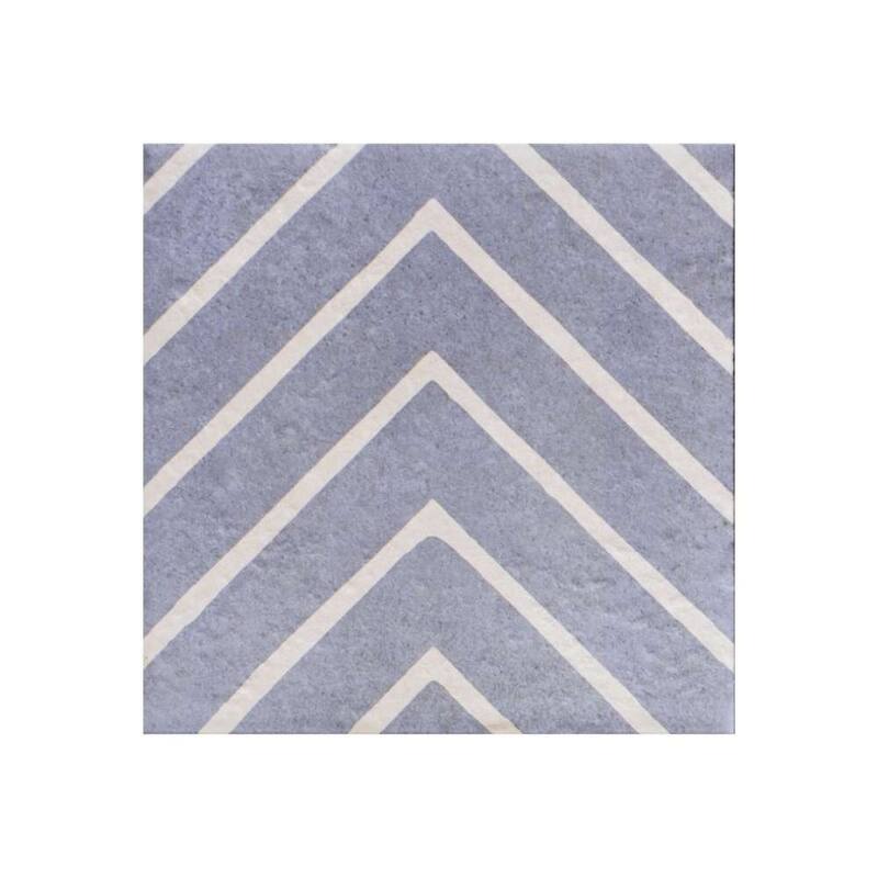 Verity Woven 8x8 Matte Porcelain Encaustic Tile - Floor, Wall, Backsplash