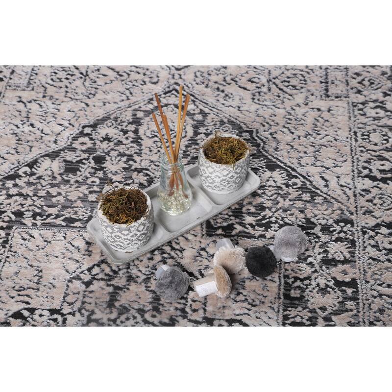 Ray Collection Modern Abstract Oriental Area Rug