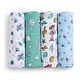 preview thumbnail 1 of 3, aden + anais essentials cotton muslin swaddle blanket 4 pack toy story