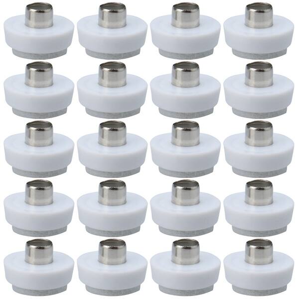 Shop 20pcs Nail On Felt Pads For Furniture Chair Leg 7 8 Inch 22mm Dia Prevent Wooden Feet From Scratch Anti Slip Floor Protector Overstock 28766486