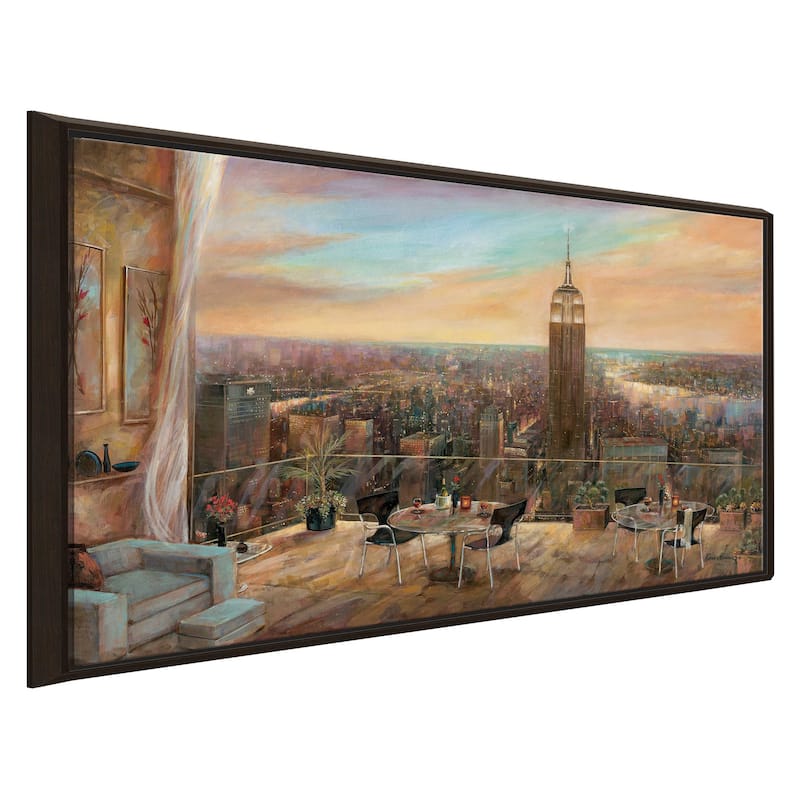 "A New York View" by Ruane Manning Print on Floating Canvas