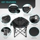 preview thumbnail 13 of 13, Oversized Heated Camping Chair with 20,000mAh Power Bank, 10S Quick Heated Chair, 3 Levels Adjustable Heated Camp Chairs