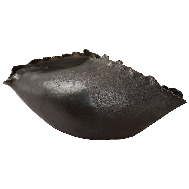 Uttermost Blossom Bronzed Metallic Vase