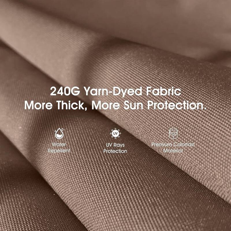 PURPLE LEAF Deluxe Outdoor Patio Porch Swing with Weather Resistant Steel Frame, Cushions and Pillow Included