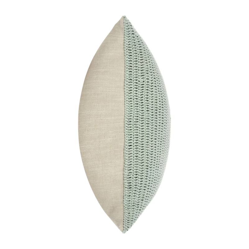 Kosas Home Marcie Knitted 22-inch Throw Pillow
