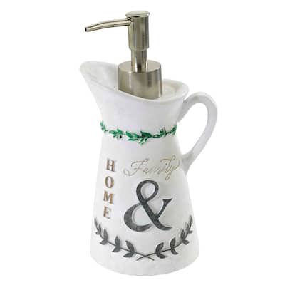 Avanti Linens Modern Farmhouse Lotion Dispenser - White - Lotion Dispenser