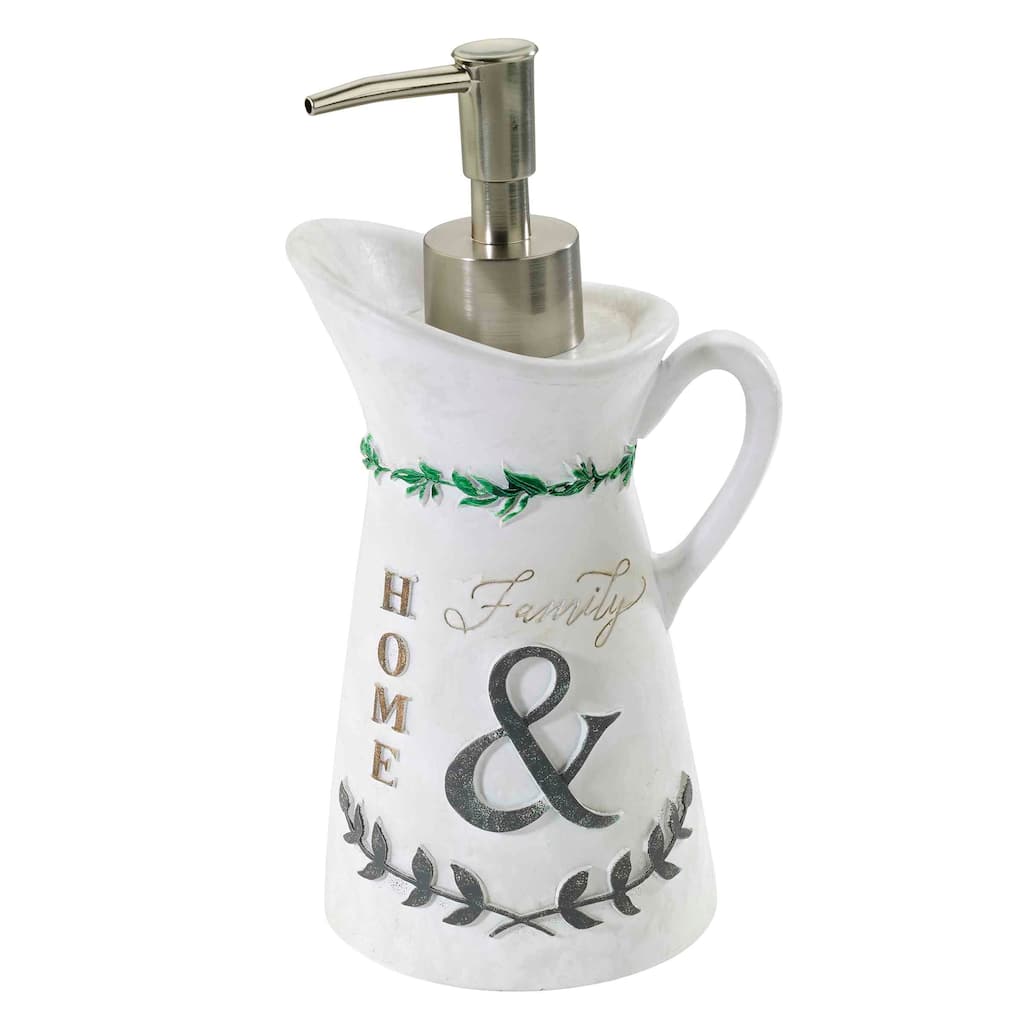 Avanti Linens Modern Farmhouse Lotion Dispenser - White - Lotion Dispenser