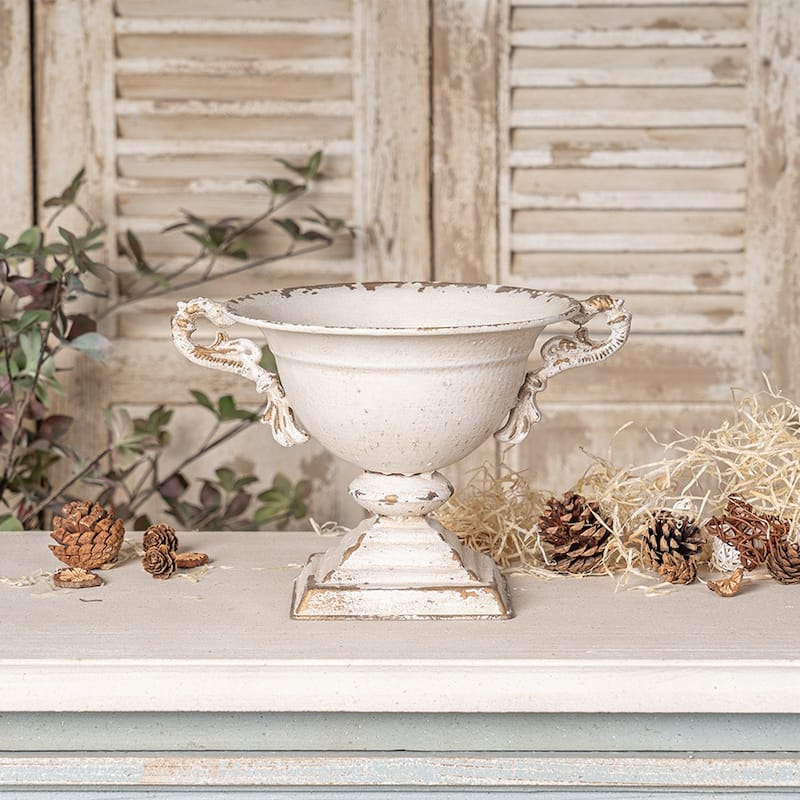 Vintage Double-Handled Flower Pot for Timeless Home Décor, Ideal for Showcasing Plants and Adding Charm to Your Space