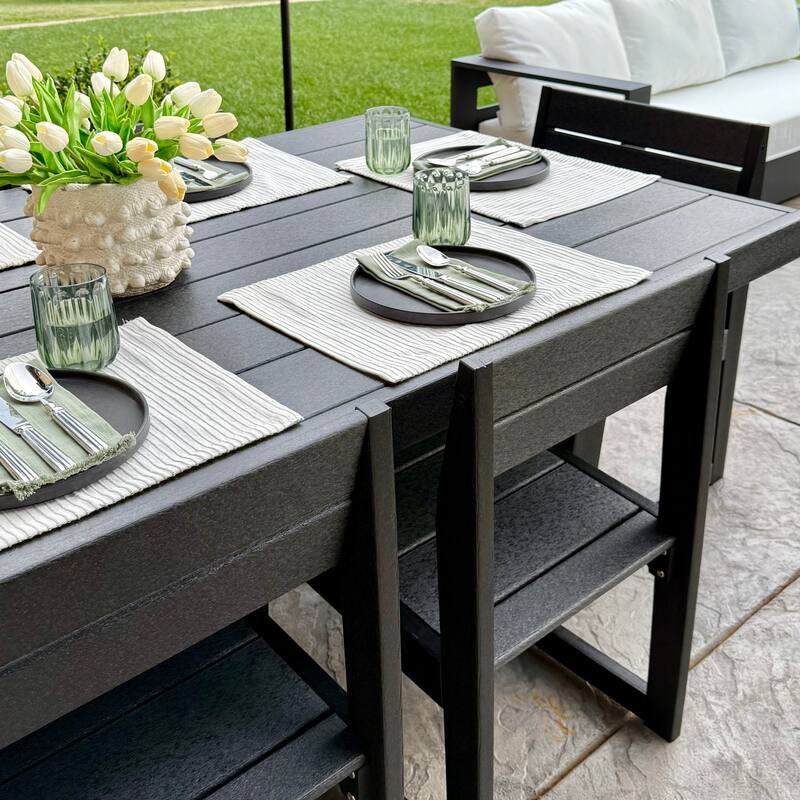 Haven Modern 7-Piece Outdoor Dining Set