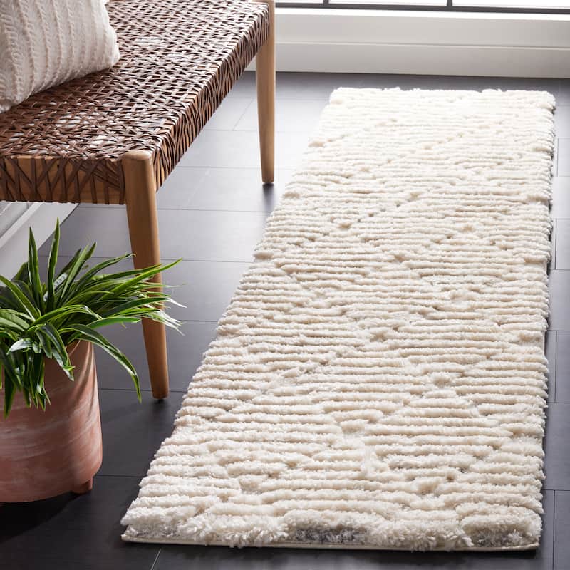 SAFAVIEH Hi-Lo Shag Melodee Modern 1.6-inch Thick Rug