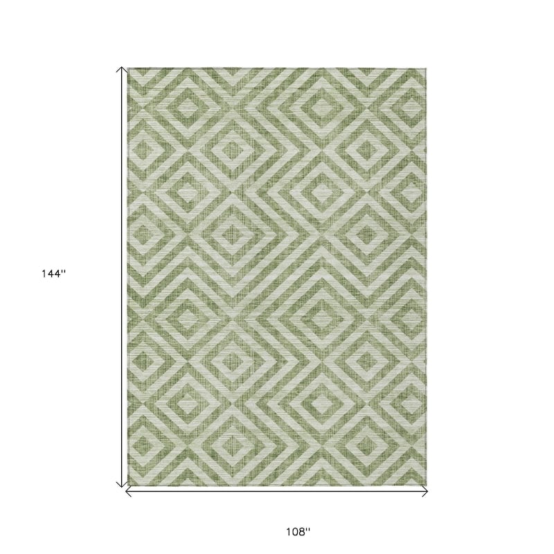 HomeRoots Geometric Transitional Rectangle Outdoor Rug