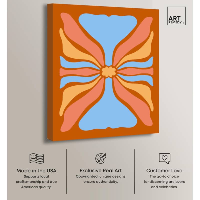 Conception de Fleurs Canvas by Art Remedy, Gallery Wrapped