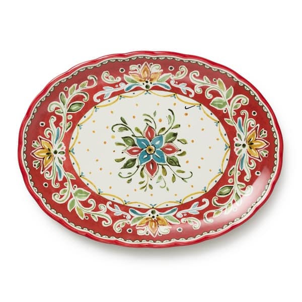 slide 2 of 3, Certified International Provence Oval Platter 16" x 12" - 16"W x 12"D x 1.25"H