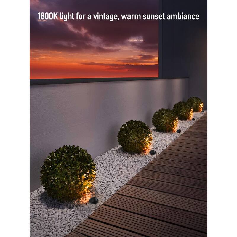 5W 5CCT LED In-Ground Well Light, IP67 Waterproof, 12–24V AC/DC