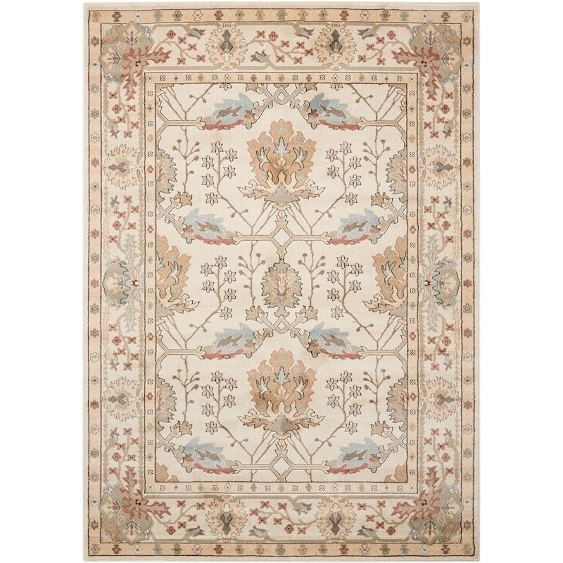 Nourison Walden Traditional Persian Floral Bordered Area Rug