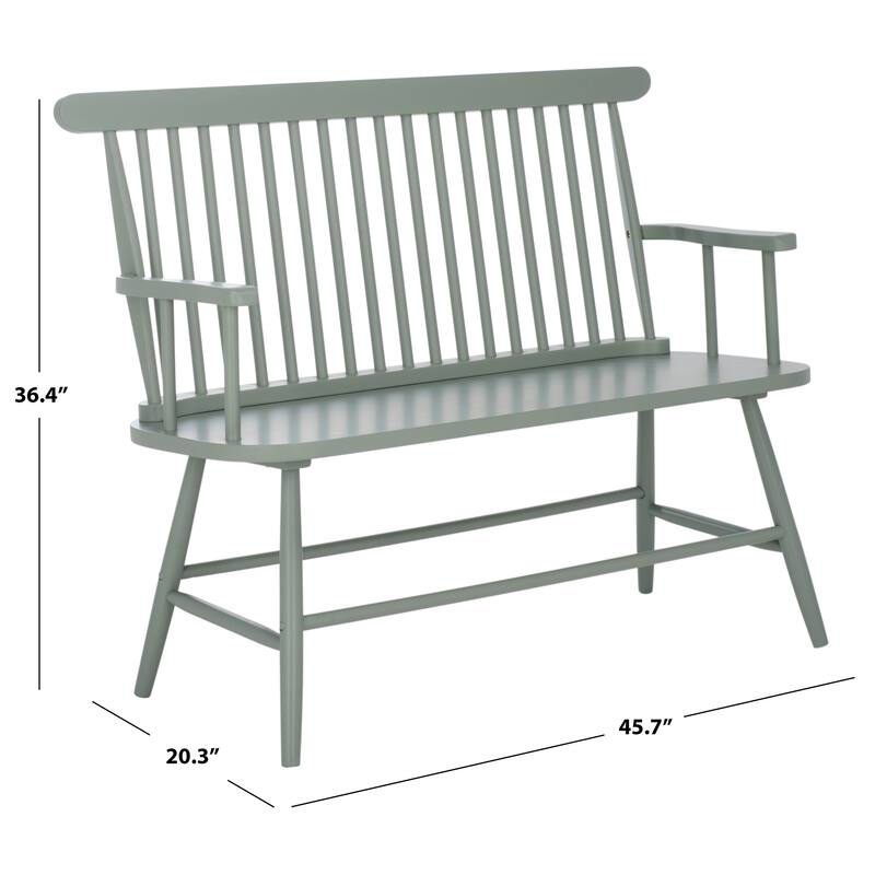 SAFAVIEH HOME Eton Bench - 46"W x 20"D x 36"H
