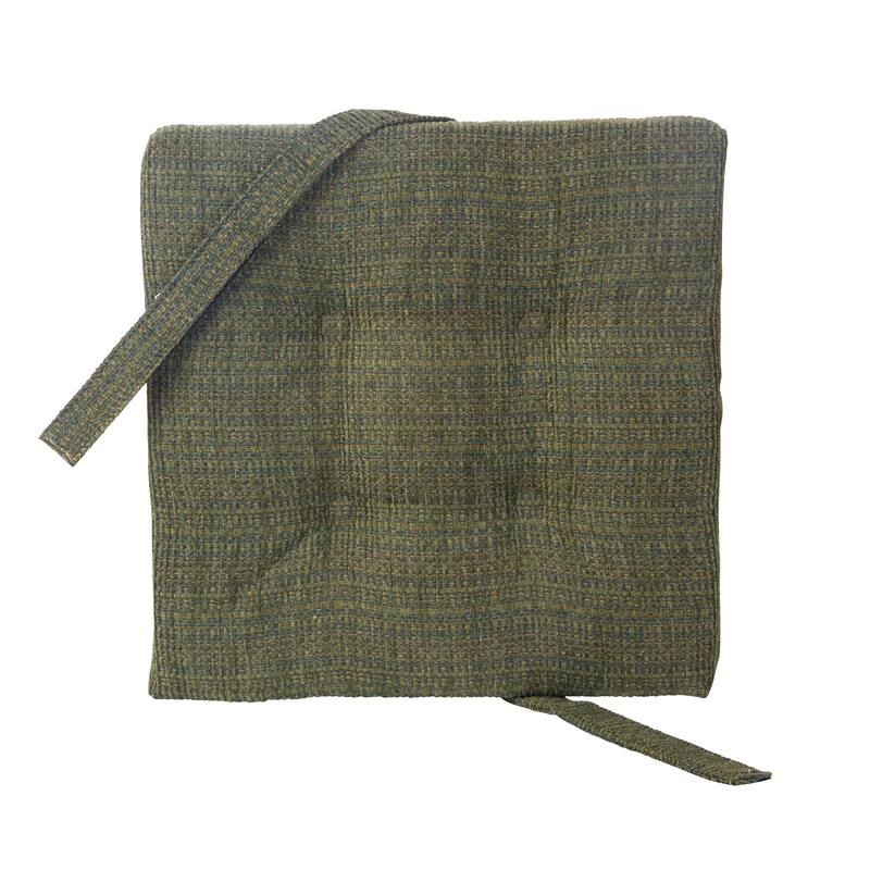 Klear Vu Tyson Square Barstool Cushion Set with Velcro Straps On Sale