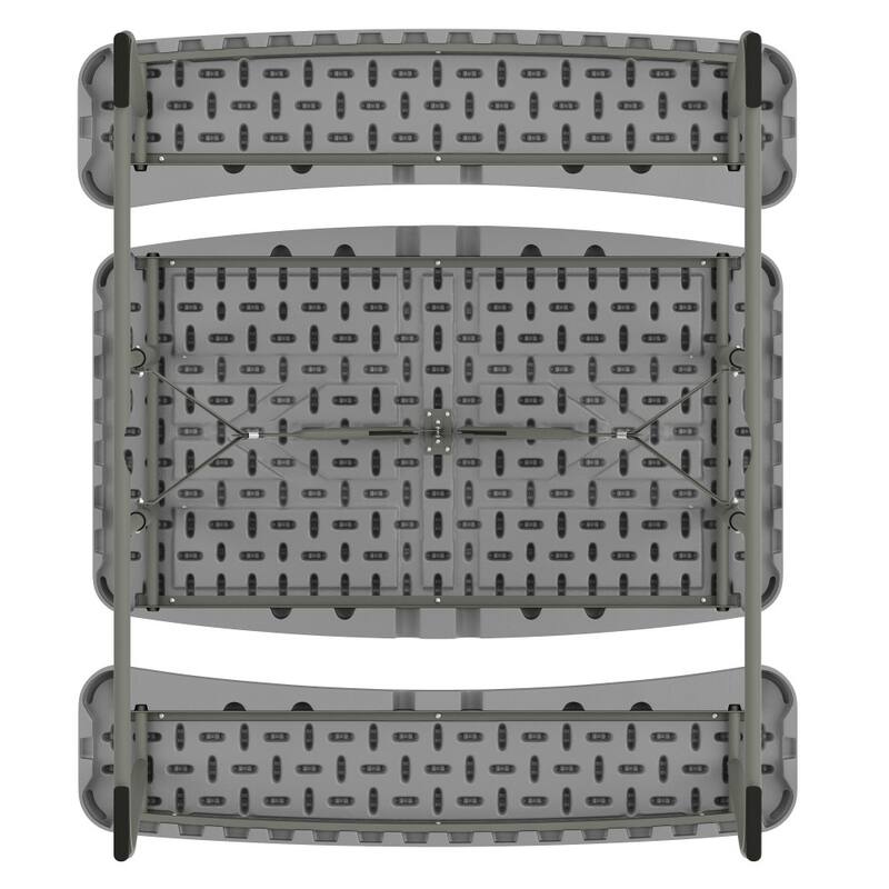 Indoor/Outdoor Commercial Grade Kids Folding Picnic Table with Benches - 37.5"D x 32.625"W x 21.5"H