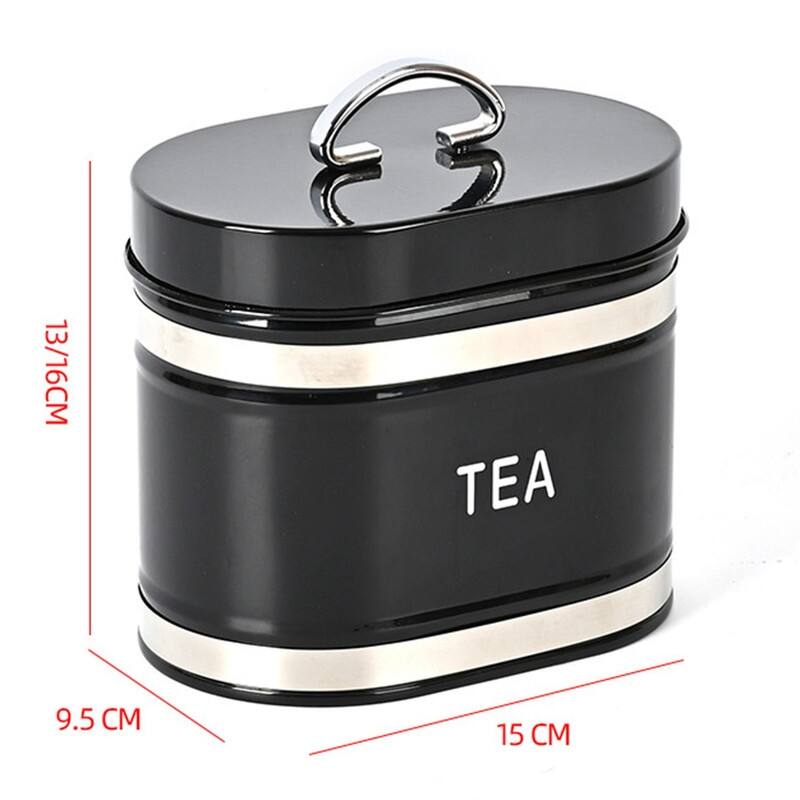 Kitchen Metal Bread/Coffee/Sugar/Tea Storage Bin