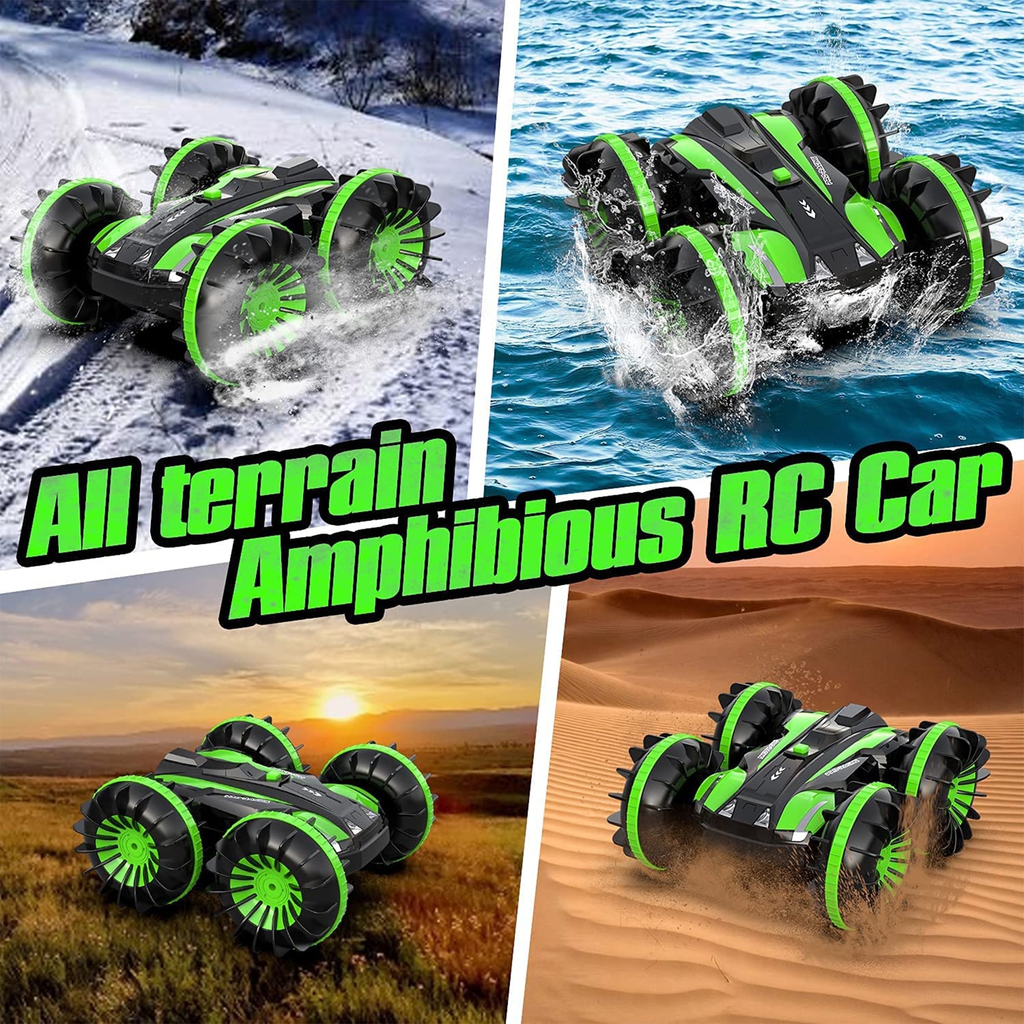 VOLANTEXRC Amphibious Reversible All Terrain Remote Control Stunt