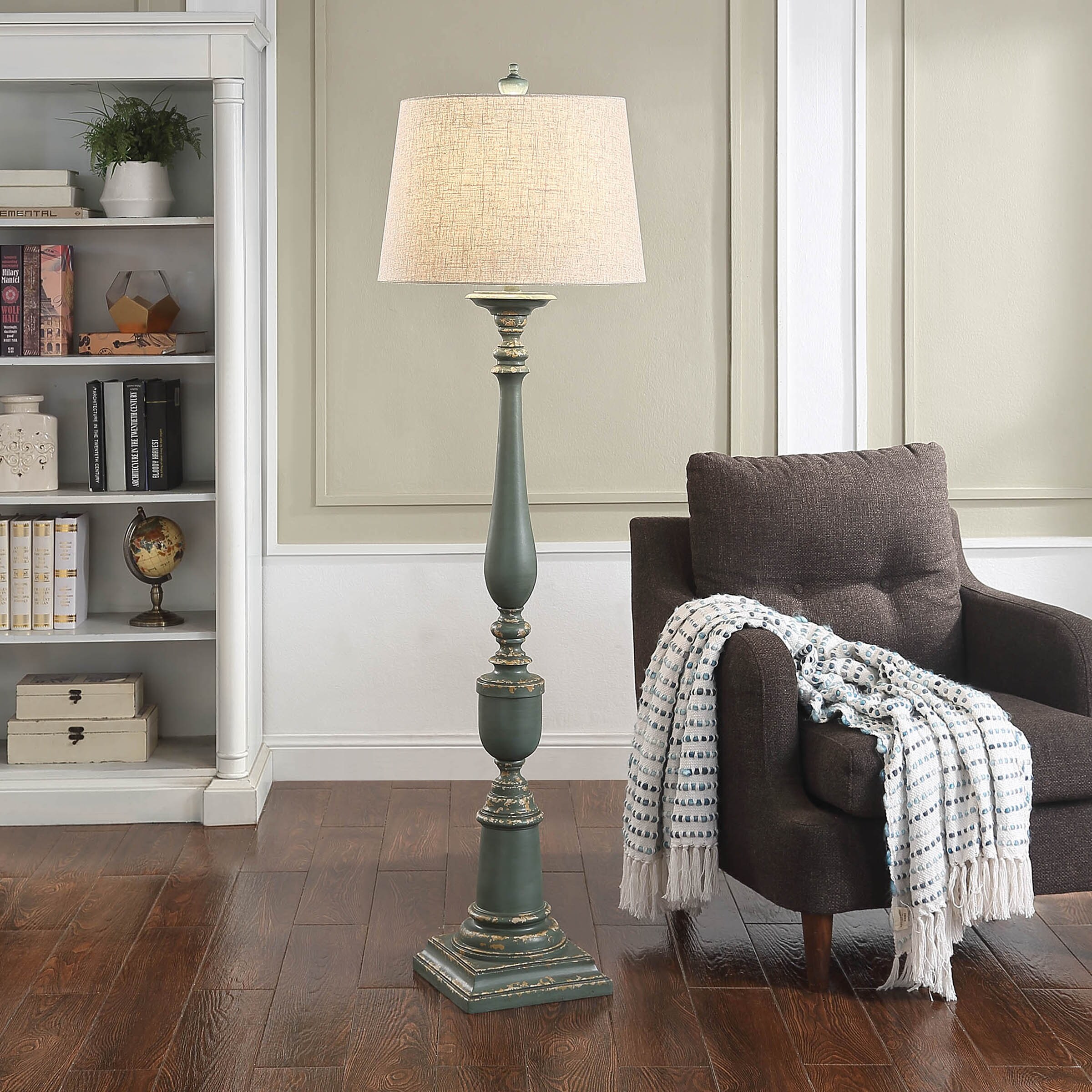 Farmhouse floor lamps for living room outlet
