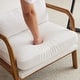 preview thumbnail 71 of 105, High Back Solid Wood Armrest Backrest Leisure Chair Accent Chair