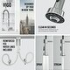 preview thumbnail 5 of 122, VIGO Edison 19" H Single Handle Pull-Down Sprayer Kitchen Faucet Set with Touchless Sensor
