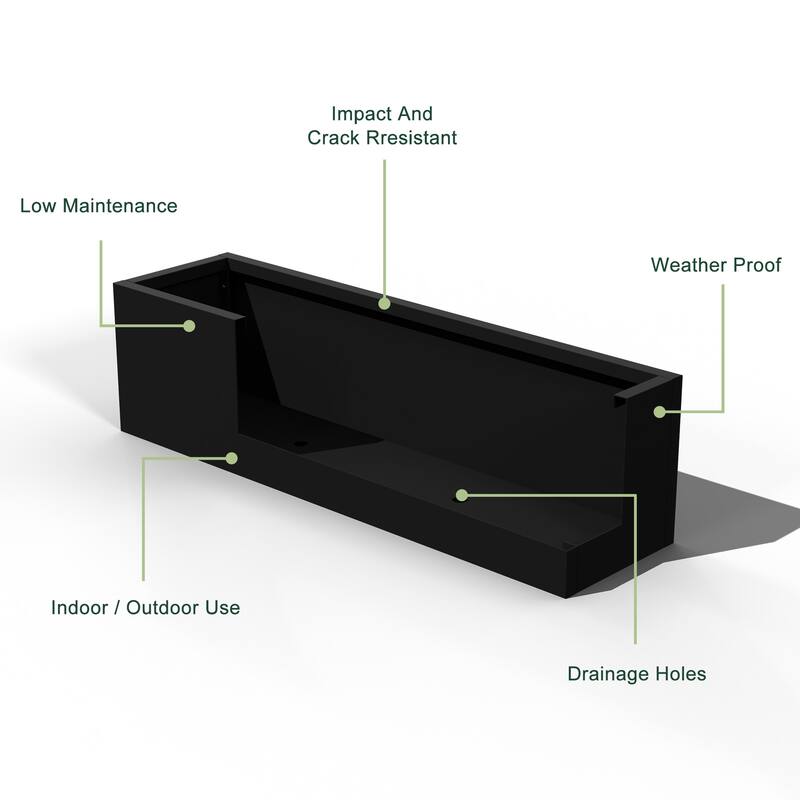 Metal Planters for Outdoor Plants Planter Box