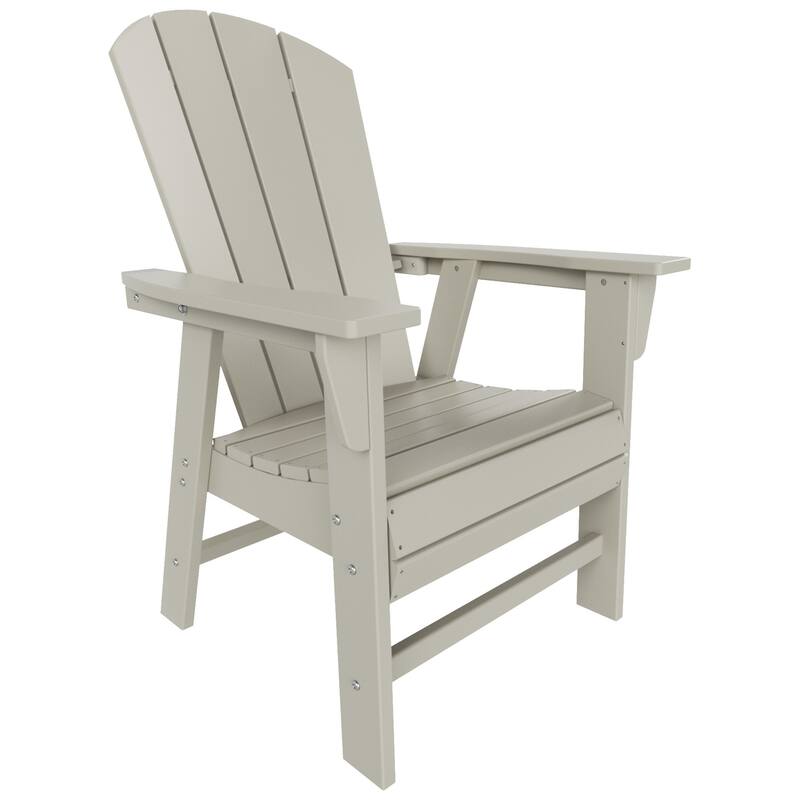 Polytrends Laguna Casual Upright Adirondack Chair (Set of 2)