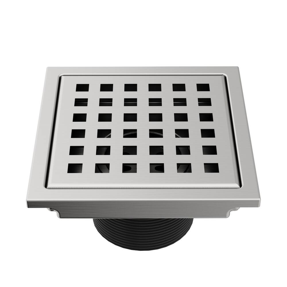 VIGO Elan 4" L Square Shower Drain