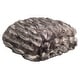 preview thumbnail 2 of 0, SAFAVIEH Faux Pheasant Black/ Grey 50 x 60-inch Throw Blanket