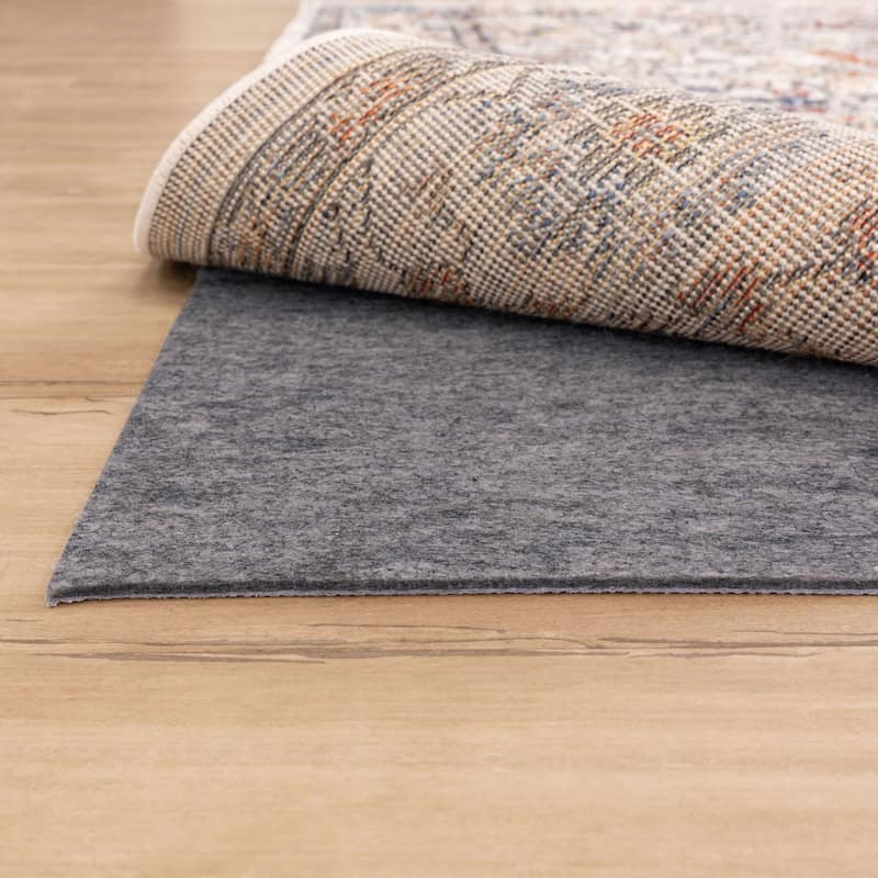 Mohwk Home Non Slip 1/4 Inch Thick Rug Pad - Grey
