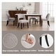 preview thumbnail 14 of 62, Set of 2/4/6 Modern Fabric Upholstered Dining Room Chair Kitchen Chairs with Wood legs