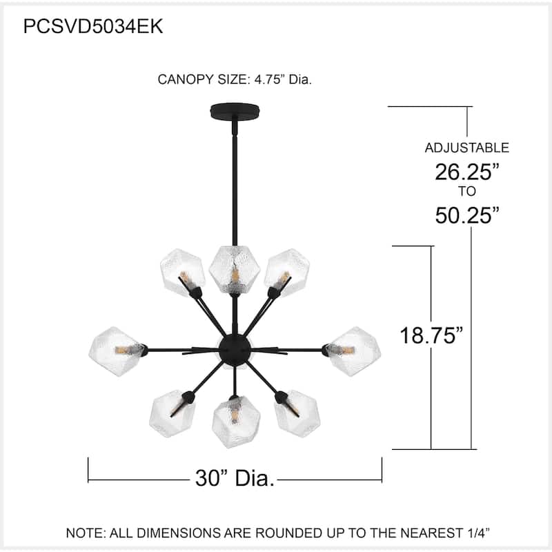 Salvador Earth Black Chandelier