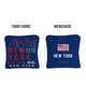 preview thumbnail 2 of 2, New York Football Blue Dual Sided Cornhole Bags