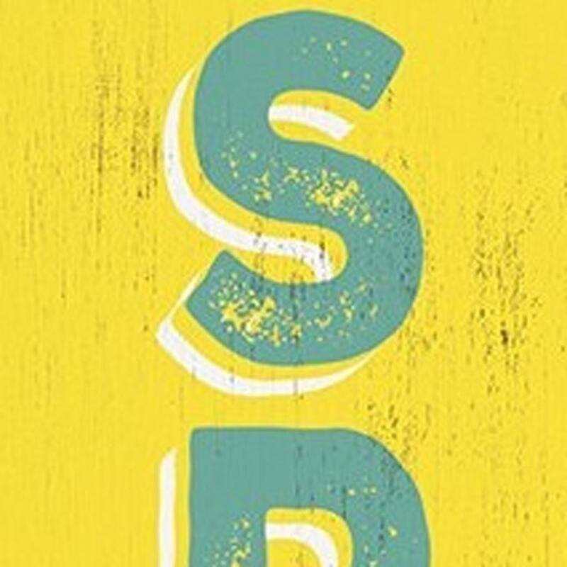 HomeRoots 36" Yellow Solid Wood Spring Porch Sign