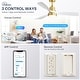 preview thumbnail 42 of 52, Sofucor 48 Inch Ceiling Fan with Light and Remote,Solid Wood Blades Low Profile,Smart Optional Work with Alexa/Google/App